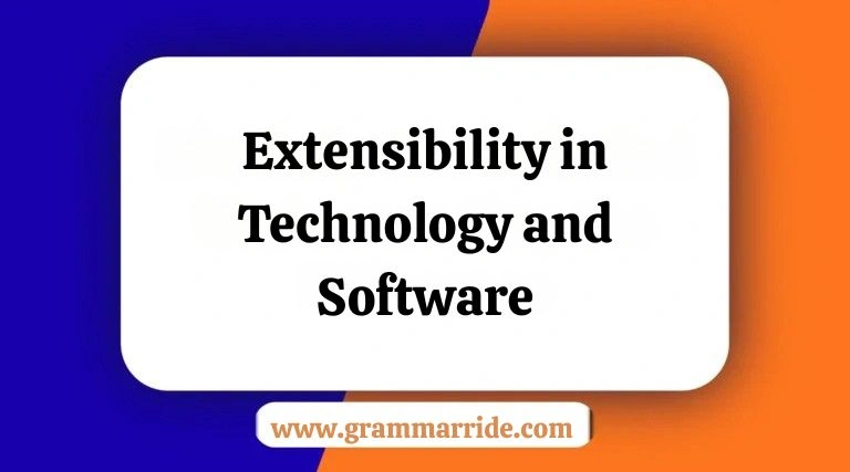 Extensibility in Technology and Software
