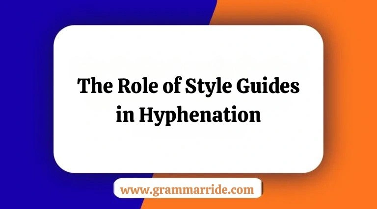 The Role of Style Guides in Hyphenation
