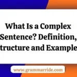 Complex Sentence