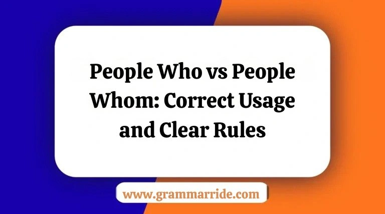 People Who vs People Whom
