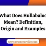 Hullabaloo Mean